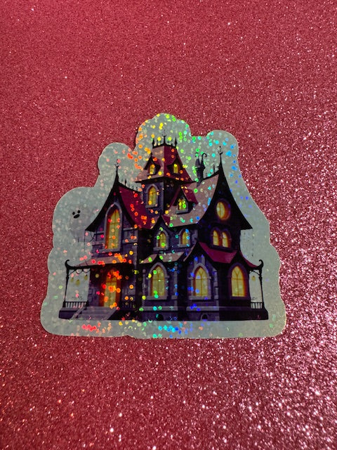 Haunted House and Candy Corn Stickers