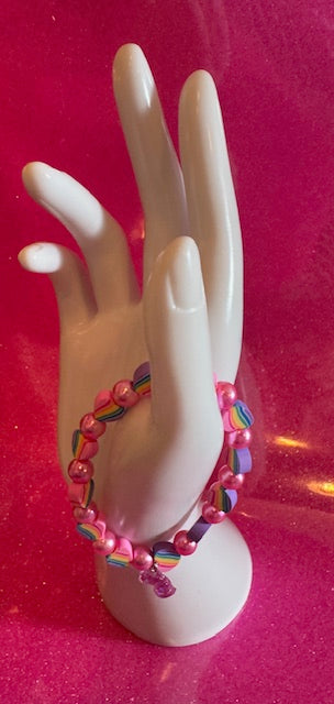 Heart Rainbow Bracelet