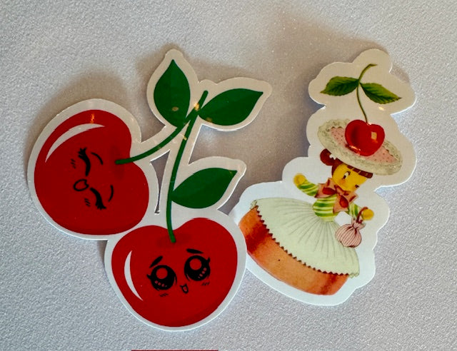 Cherry Girl Stickers