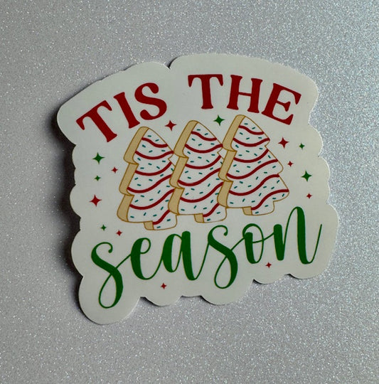 Tis the Season Cake Sticker