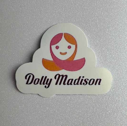 Dolly Madison Vintage Style Sticker