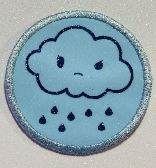 Grumpy Rain Cloud Patch