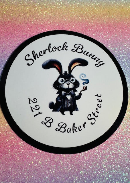 Sherlock Bunny Sticker